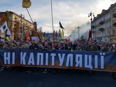 Manifesty na Ukrainie/ fot. Paweł Bobołowicz