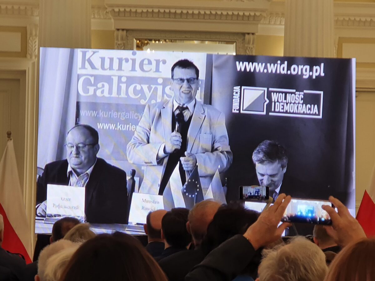 Mirosław Rowicki, Gala Nagrody Semper Fidelis, fot. Wojciech Jankowski