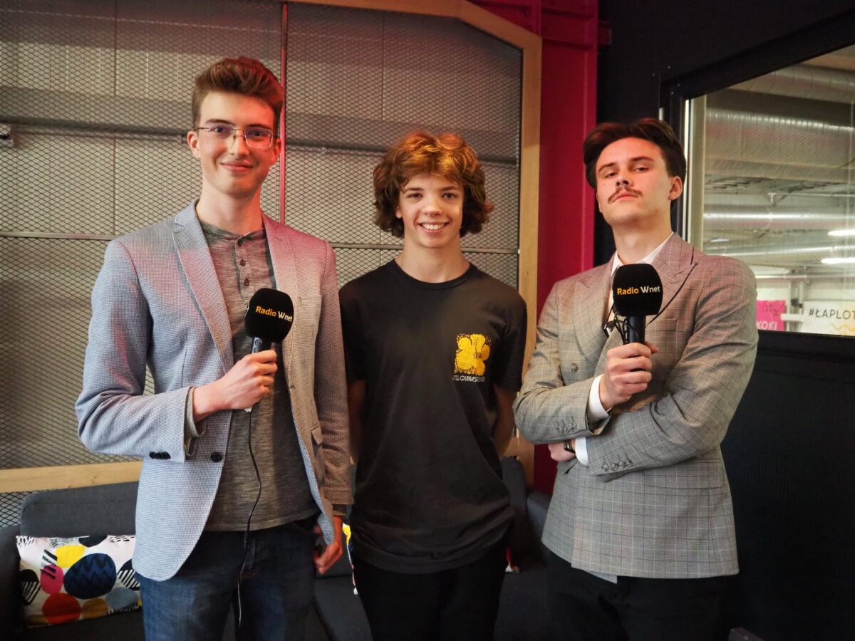 od lewej: Kamil Kowalik, Tymek Kucharczyk i Piotr Nałęcz | fot.: Radio Wnet