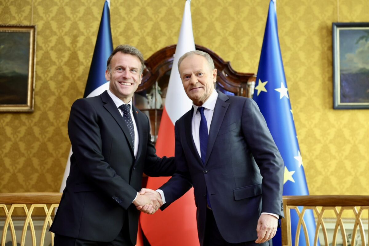 Spotkanie z Macronem w Gdańsku. Jasina: Tusk chciał pokazać, że jest ważny