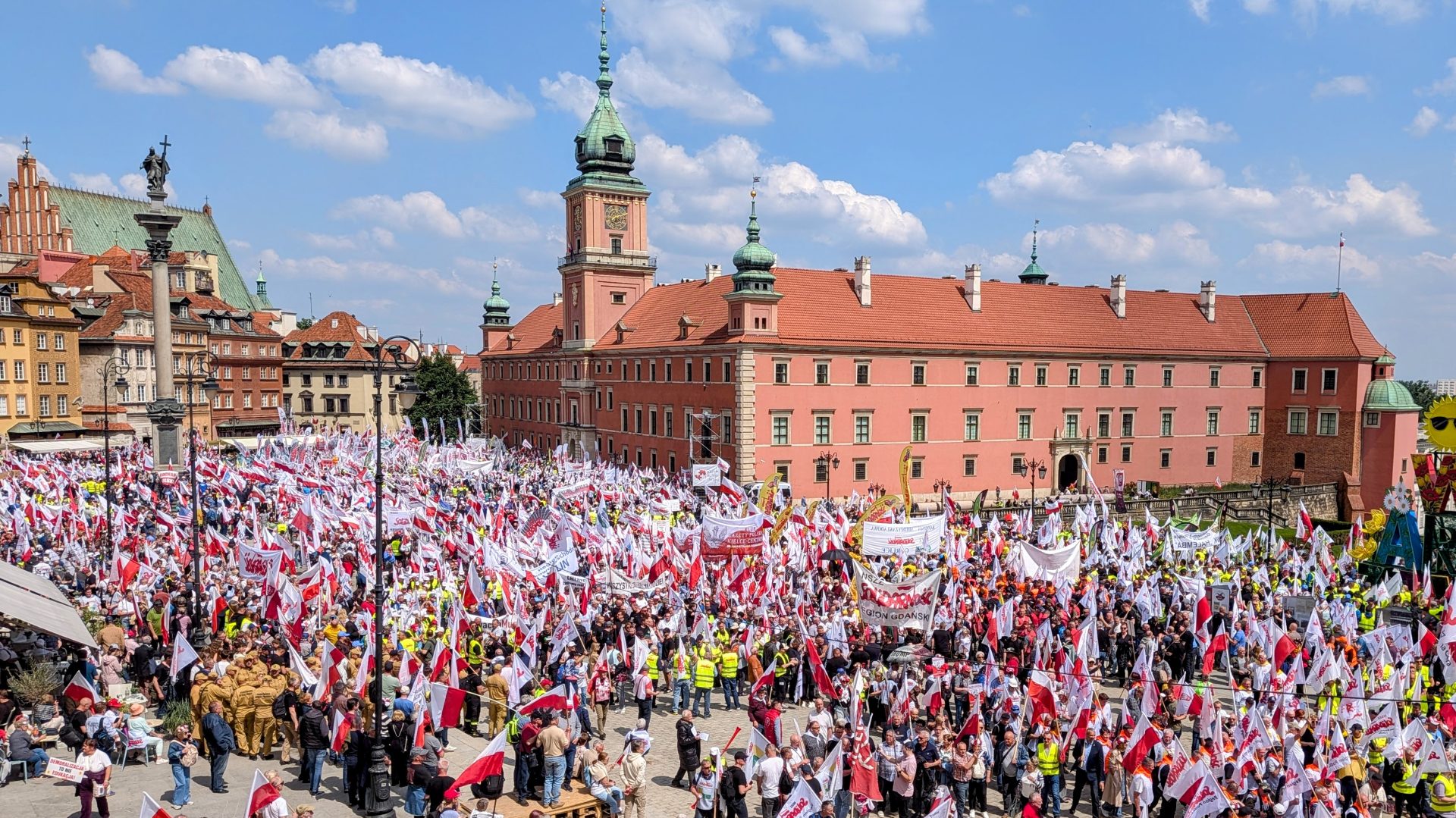 Manifestacja Solidarności, fot. Radio Wnet