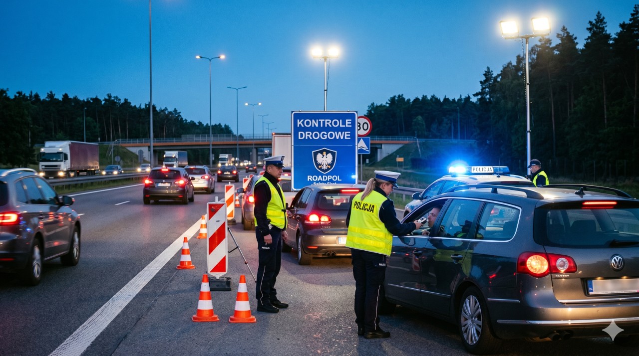 policja, kontrola, akcja roadpol