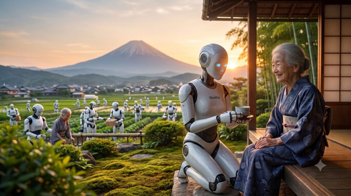 Japonia rzuca wyzwanie potęgom – Noetra! 10 milionów robotów i japońskie AI ma uratować kraj przed katastrofą